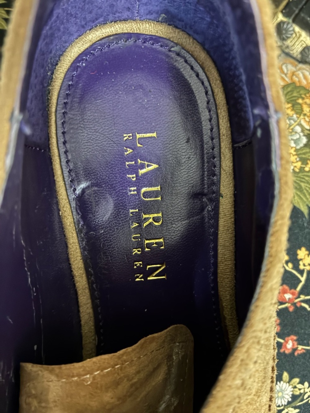 Vintage Ralph Lauren Imogen Suede Wingtip Oxfords - Picture 4 of 10